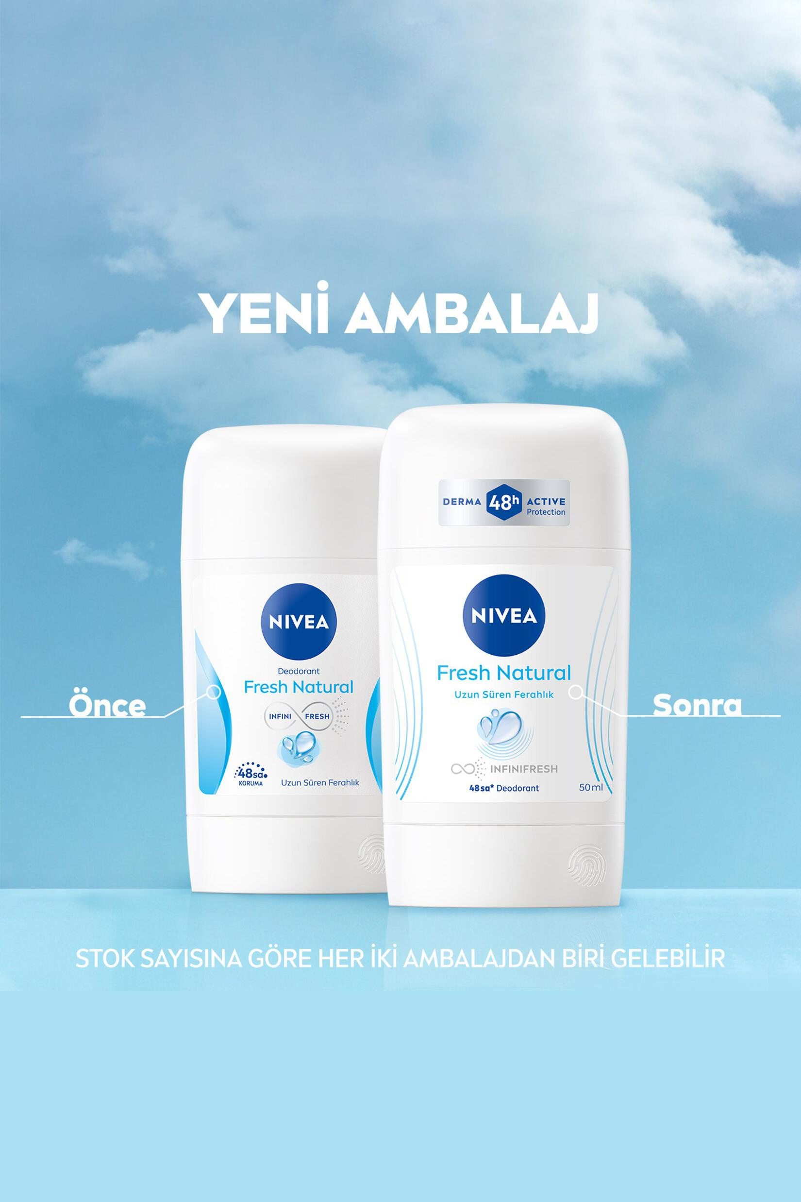 NiveaNivea Fresh Natural Kadınlar İçin Stick Deodorant 50 mlNivea Fresh Natural Stick 50 ml | 48 Saat Ferahlık