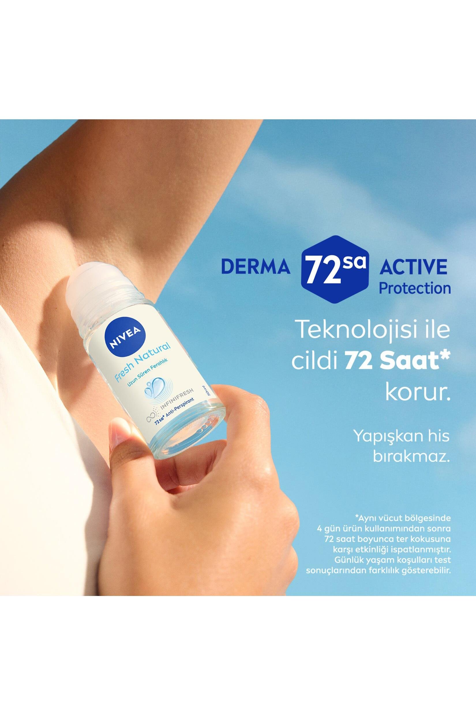 NiveaNivea Fresh Natural Kadınlar İçin Roll on 50 mlNivea Fresh Natural Roll-On 50 ml Fiyatı ve Özellikleri | Mutlufiyatlar