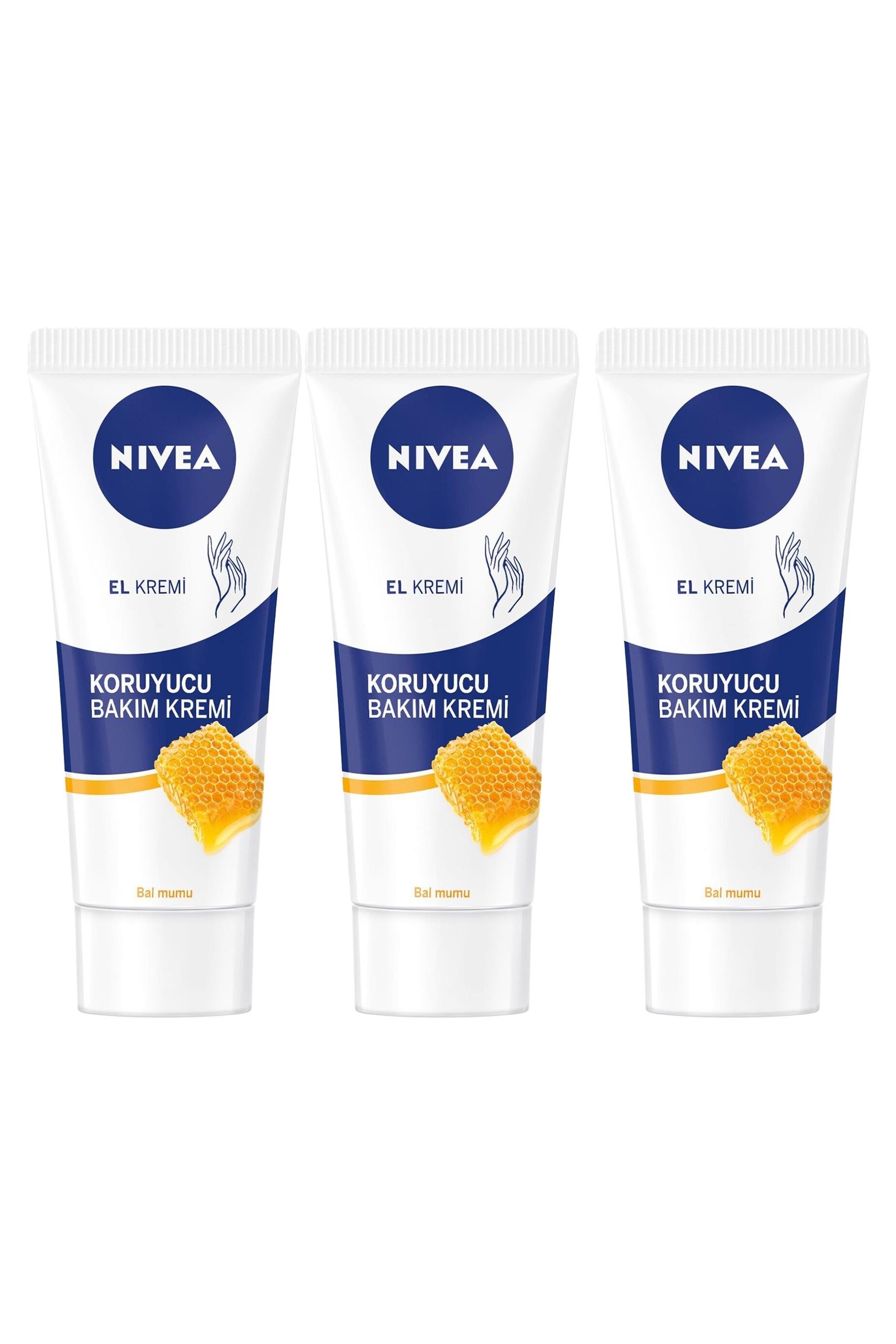 NiveaNivea Koruyucu Bakım El Kremi 75 ml 3'lüNivea El Kremi Koruyucu 75 ml Fiyatı ve Özellikleri | Mutlufiyatlar