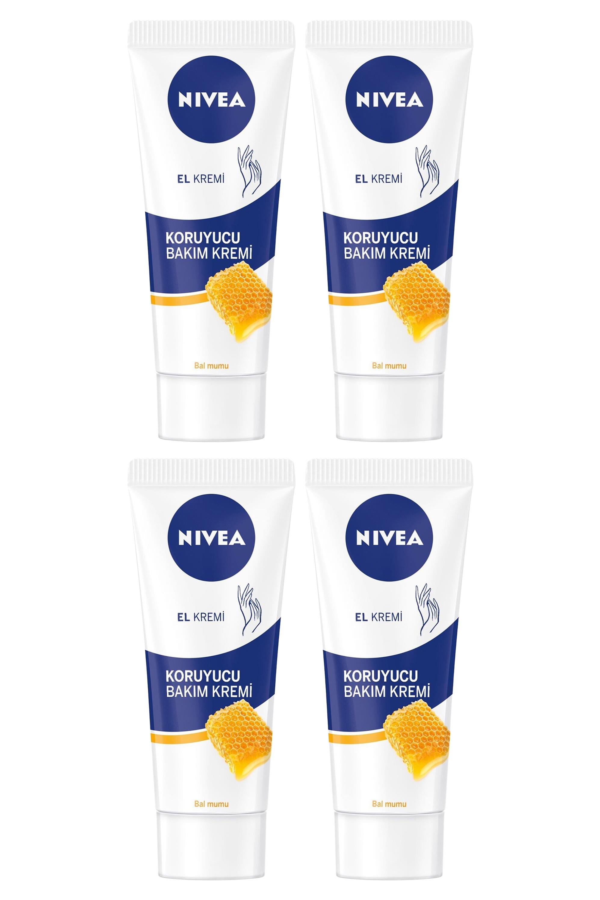 NiveaNivea Koruyucu Bakım El Kremi 75 ml 4'lüNivea El Kremi Koruyucu 75 ml Fiyatı ve Özellikleri | Mutlufiyatlar