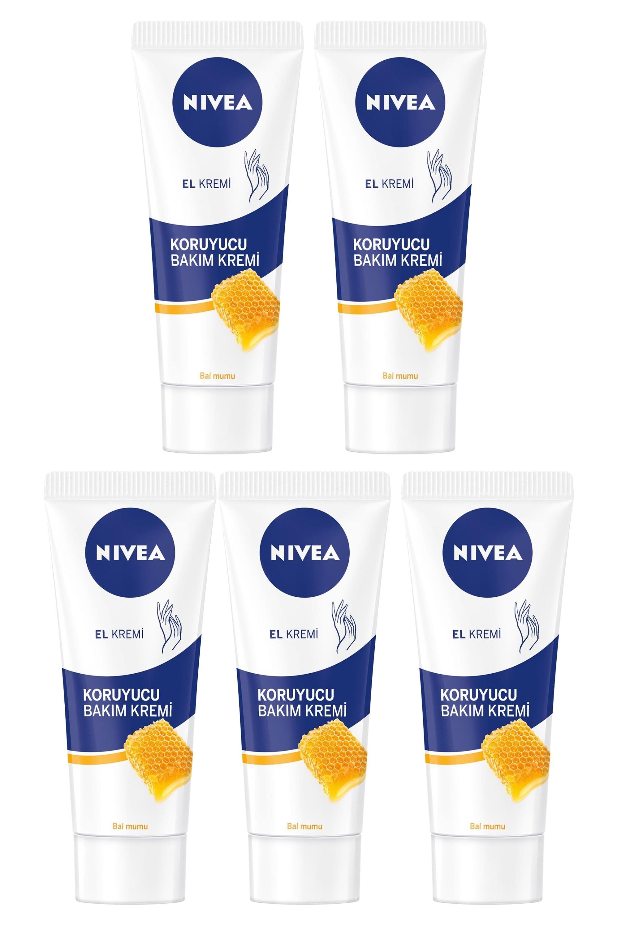NiveaNivea Koruyucu Bakım El Kremi 75 ml 5'liNivea El Kremi Koruyucu 75 ml Fiyatı ve Özellikleri | Mutlufiyatlar
