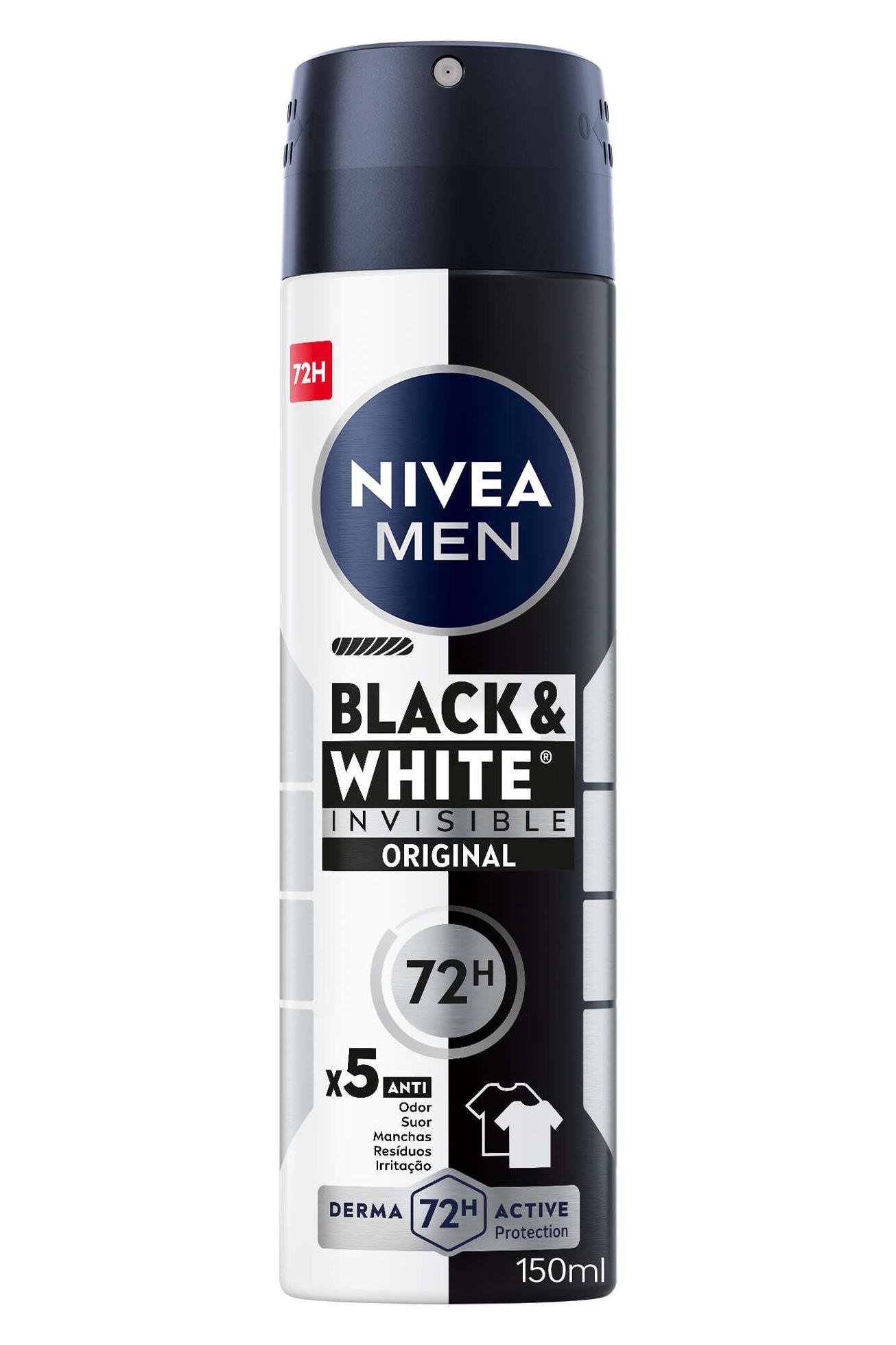 NiveaNivea Men Black White Invisible Original Erkekler İçin Deodorant 150 mlNivea Invisible For Black   White Orijinal Deodorant For Men 150 ml Fiyatı ve Özellikleri | Mutlufiyatlar