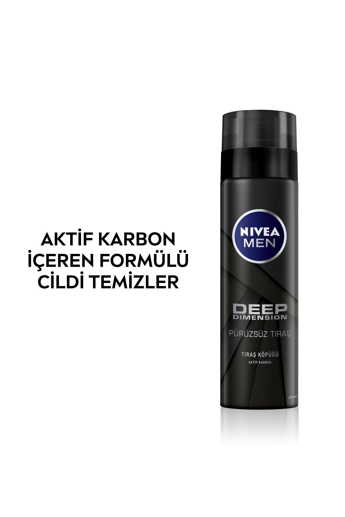 NiveaNivea Men Deep Dimension Tıraş Köpüğü 200 mlNivea Deep Dimension Tıraş Köpüğü 200 ml | Derin Temizleyici Köpük