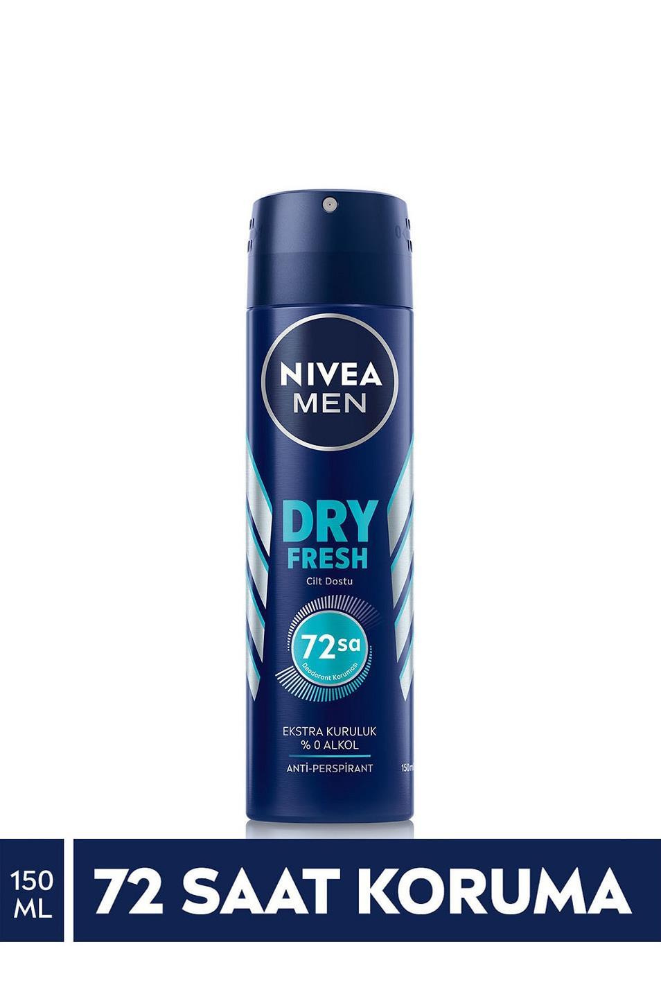 NiveaNivea Men Dry Fresh Erkekler İçin Deodorant 150 ml 2'liNivea Men Deodorant Dry Fresh 150 ml Fiyatı ve Özellikleri | Mutlufiyatlar
