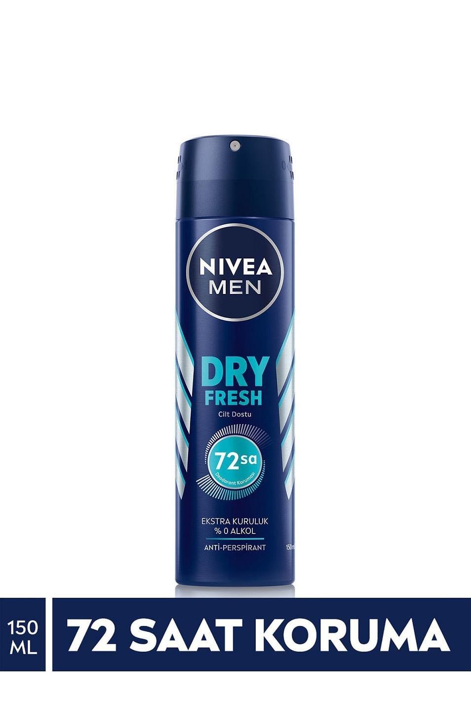 NiveaNivea Men Dry Fresh Erkekler İçin Deodorant 150 ml 10'luNivea Men Deodorant Dry Fresh 150 ml Fiyatı ve Özellikleri | Mutlufiyatlar