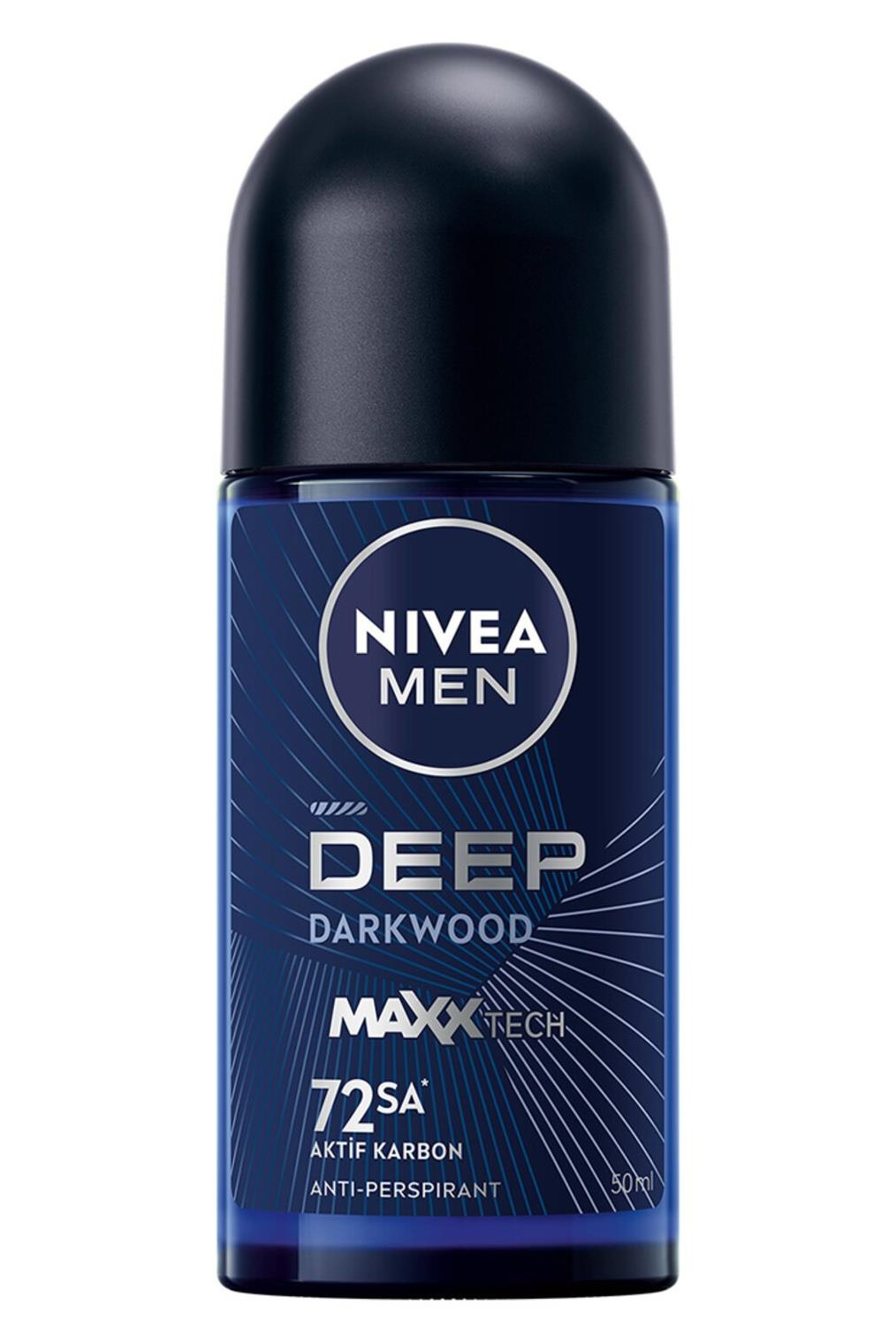 NiveaNivea Men Erkek Roll-On Deodorant Deep Dimension 50 mlNivea Men Deep Dimension Roll-on 50 ml | Karbonlu Ferahlık