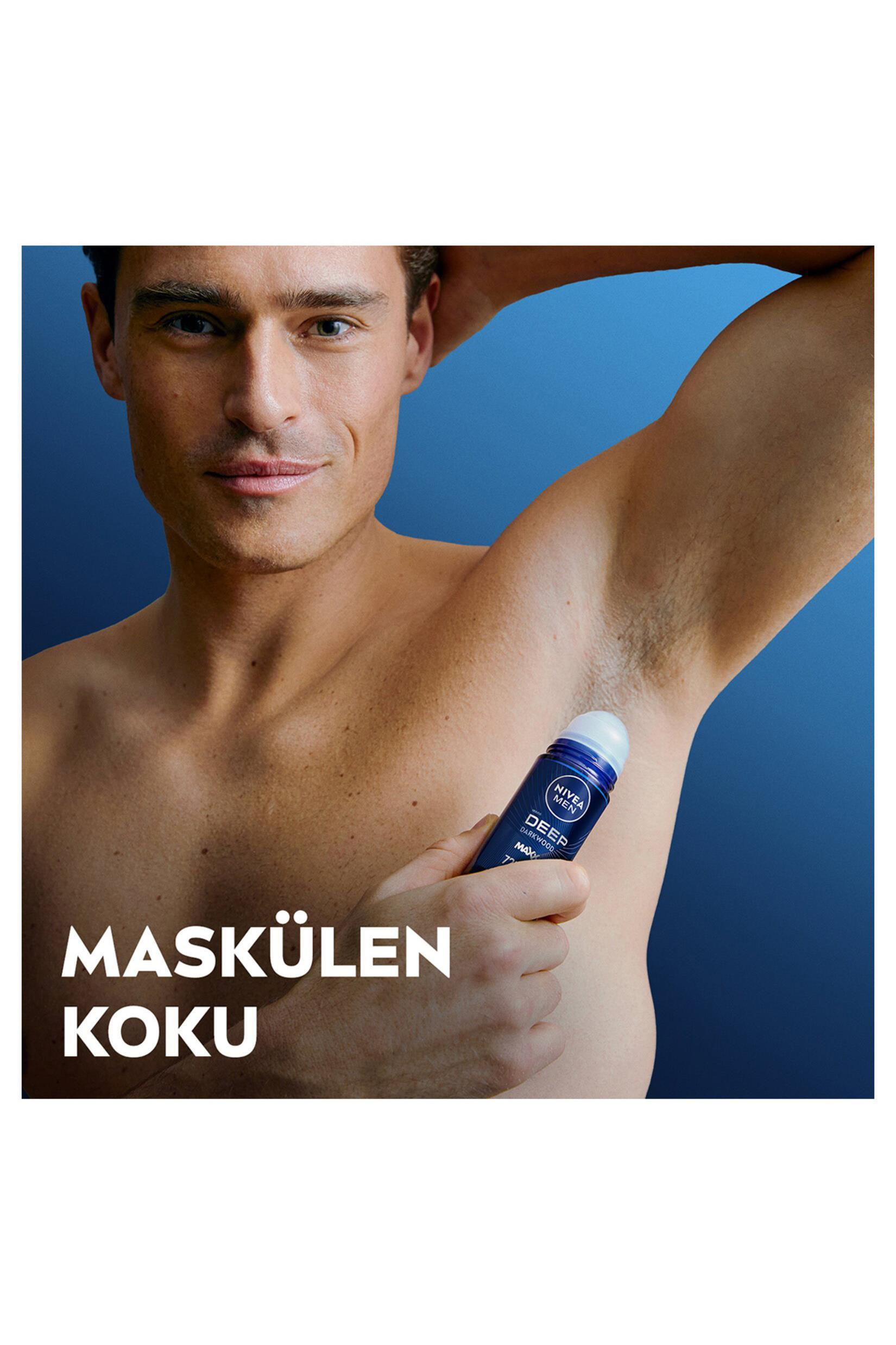 NiveaNivea Men Erkek Roll-On Deodorant Deep Dimension 50 ml 4'lüNivea Men Deep Dimension Roll-on 50 ml | Karbonlu Ferahlık