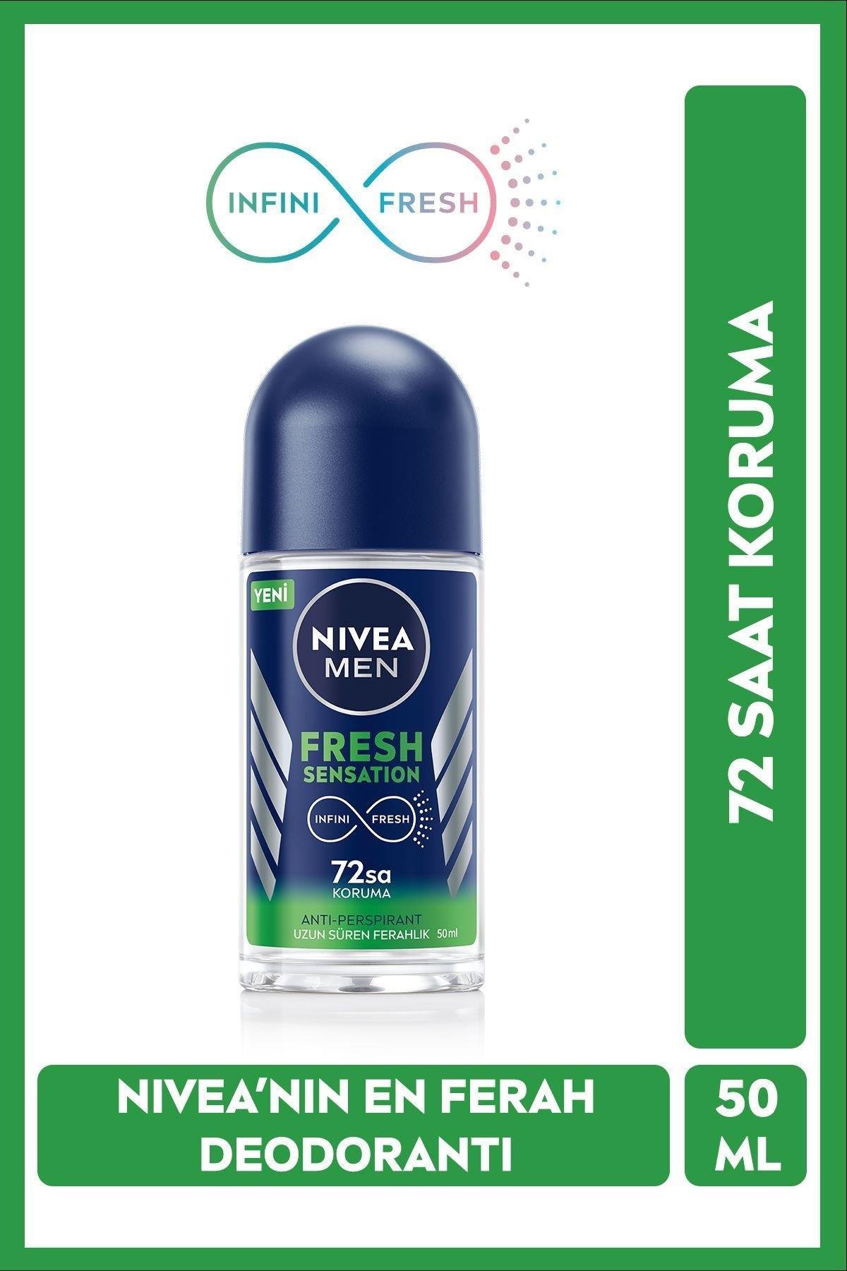 NiveaNivea Men Fresh Sensation Erkek Roll-On Deodorant 50 mlNivea Men Fresh Sensation Erkek Roll-On Deodorant 50 ml Fiyatı ve Özellikleri | Mutlufiyatlar