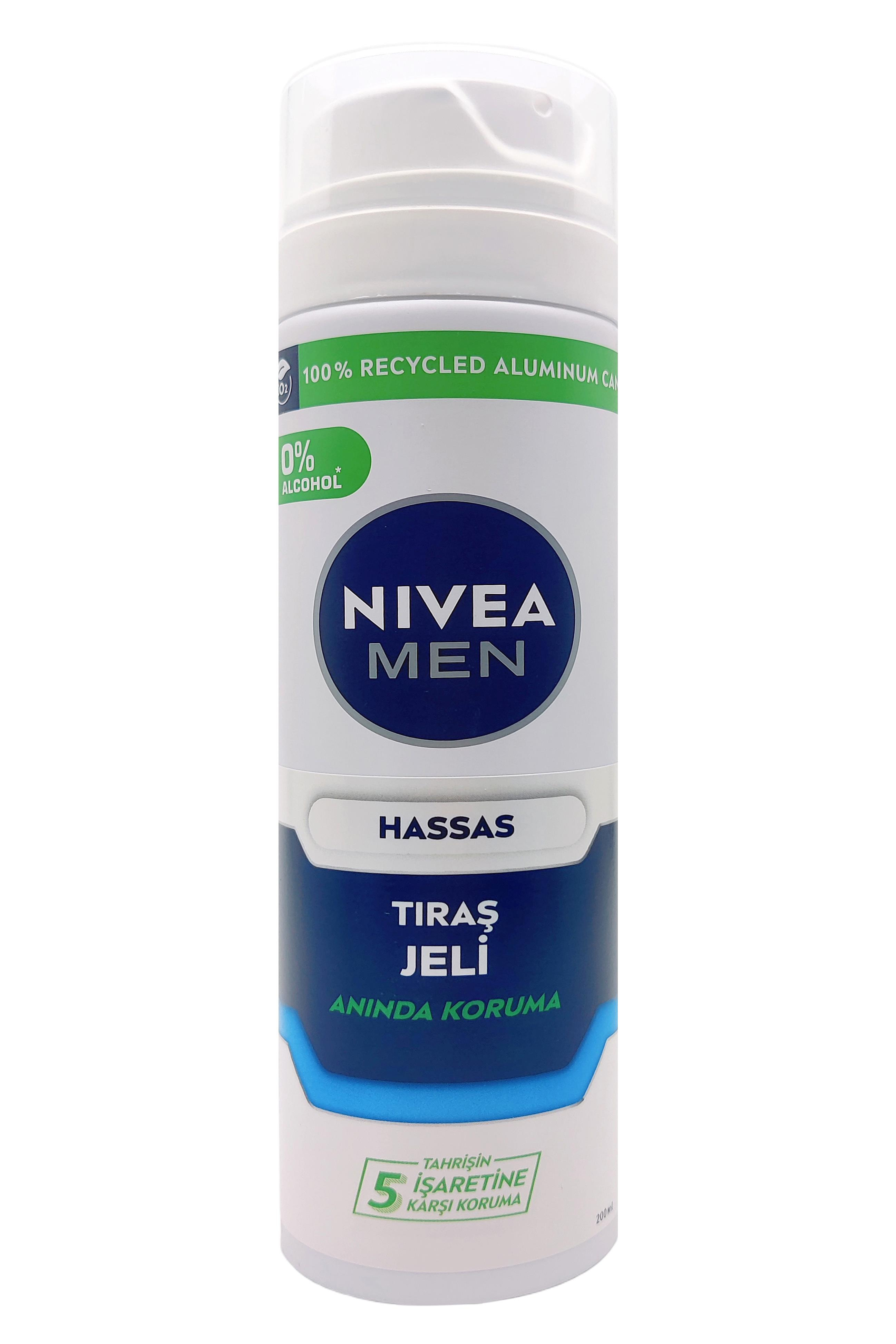 NiveaNivea Men Hassas Tıraş Jeli 200 mlNivea Hassas Tıraş Jeli 200 ml | Cilt Yatıştırıcı Etki