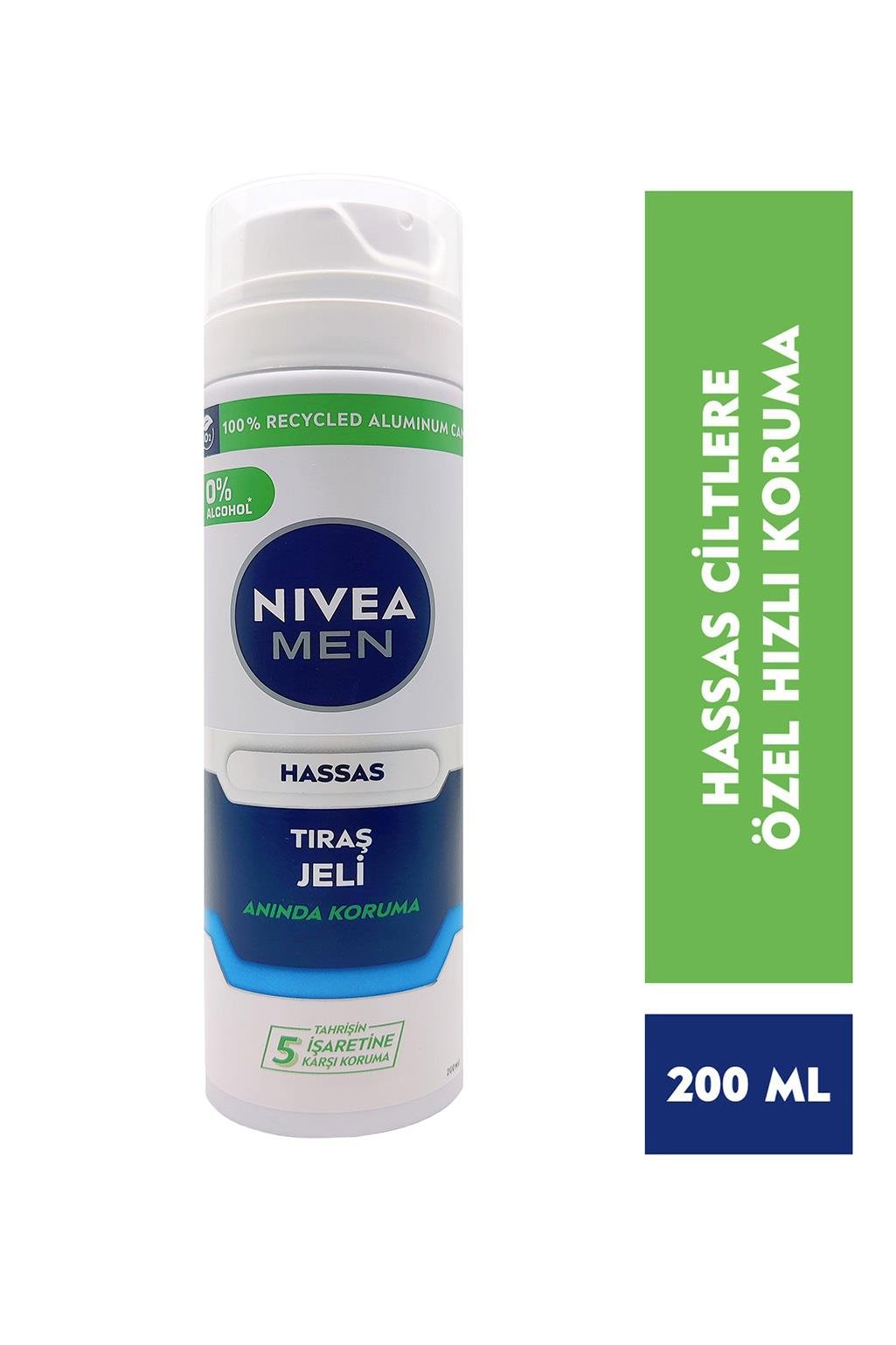 NiveaNivea Men Hassas Tıraş Jeli 200 mlNivea Hassas Tıraş Jeli 200 ml | Cilt Yatıştırıcı Etki