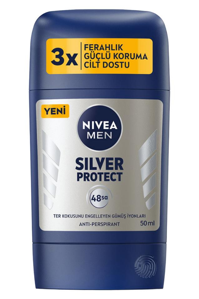 NiveaNIVEA Men Silver Protect Erkekler İçin Stick Deodorant 50 mlNivea Men Silver Protect Stick Deodorant 50 ml Fiyatı ve Özellikleri | Mutlufiyatlar