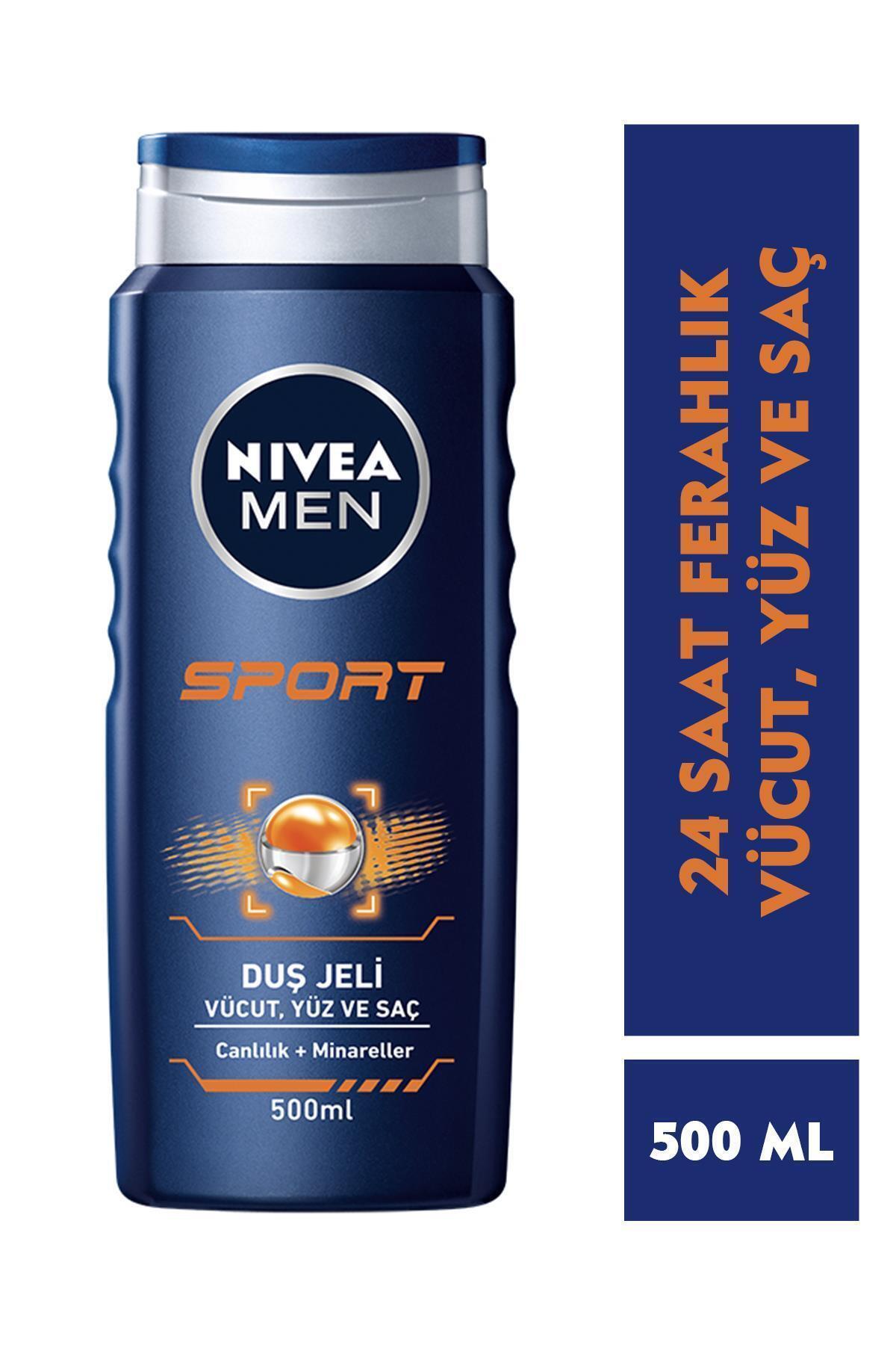 NiveaNIVEA Men Sport  Erkekler İçin Saç ve Vücut Şampuanı 500ml 2'liNivea Men Saç ve Vücut Şampuanı Sport 500 ml Fiyatı ve Özellikleri | Mutlufiyatlar