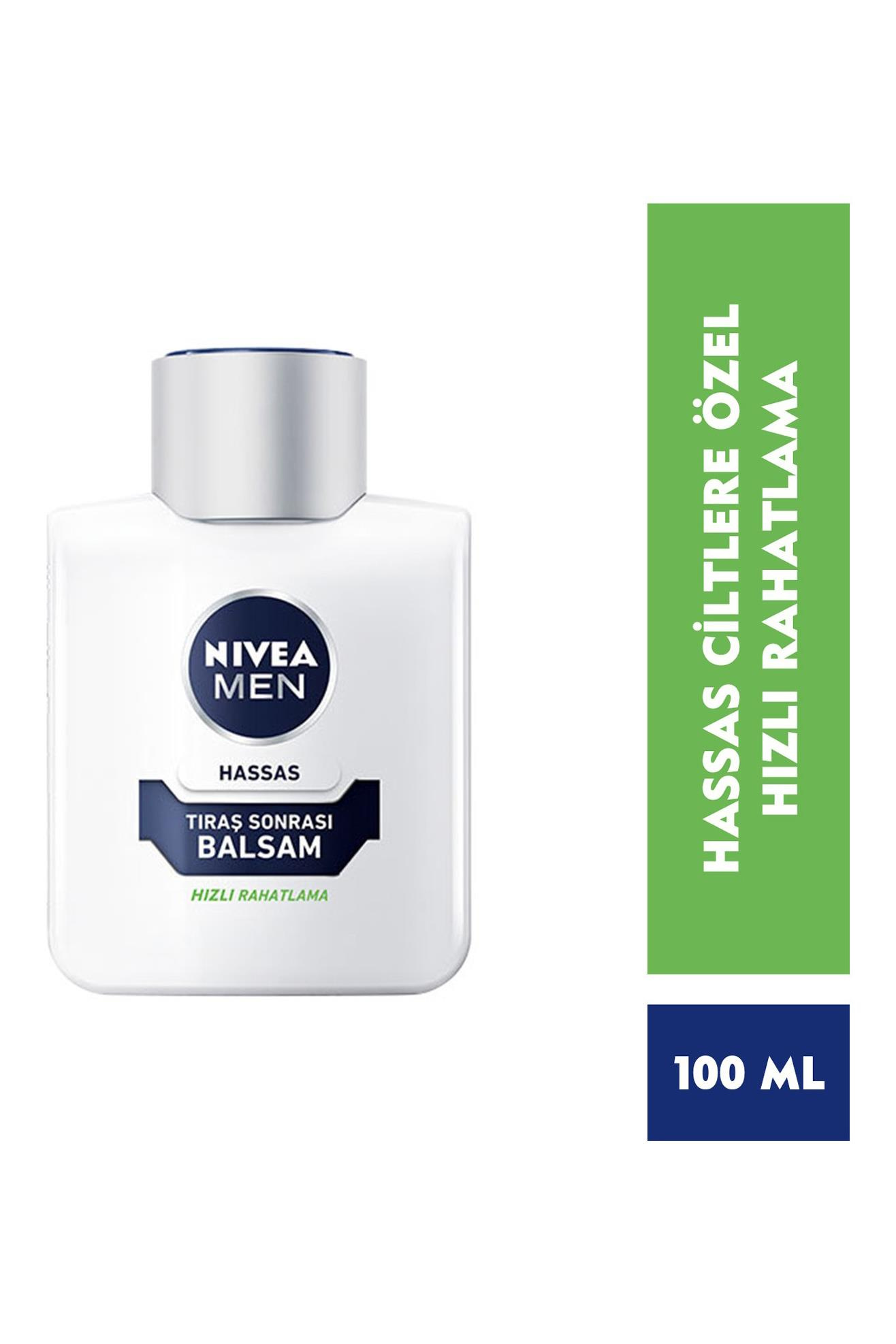 NiveaNivea Men Tıraş Sonrası Balsam Hassas Ciltler İçin 100 mlNivea Tıraş Sonrası Balsam 100 ml | Hassas Ciltler İçin Yatıştırıcı