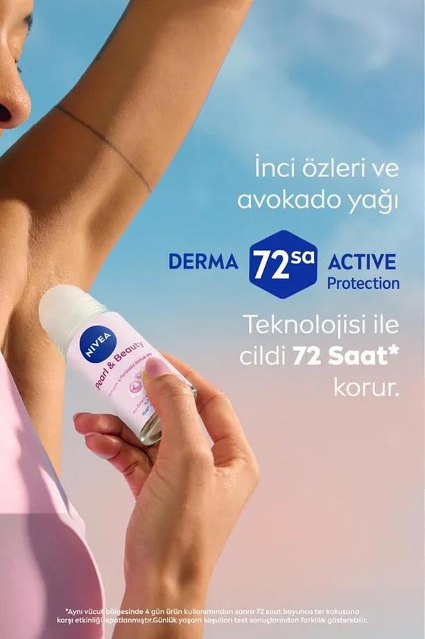 NiveaNivea Pearl Beauty Kadınlar İçin Roll On 50 mlNivea Pearl & Beauty Roll-on 50 ml | 72 Saat Koruma