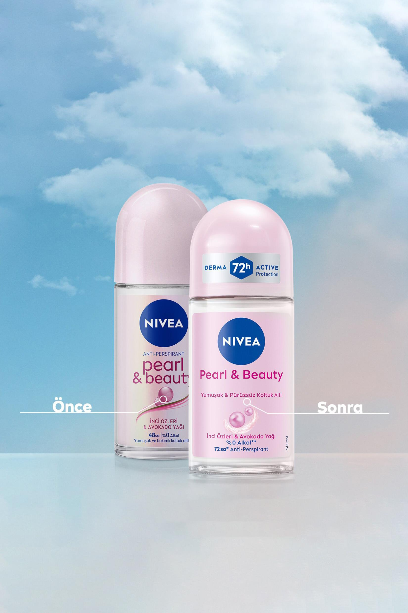 NiveaNivea Pearl Beauty Kadınlar İçin Roll On 50 mlNivea Pearl & Beauty Roll-on 50 ml | 72 Saat Koruma