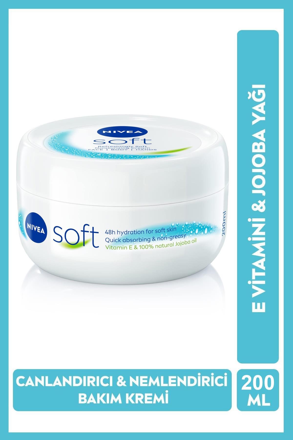 NiveaNivea Soft Nemlendirici Bakım Kremi 200 mlNivea Krem Soft Vazo 200 ml Fiyatı ve Özellikleri | Mutlufiyatlar
