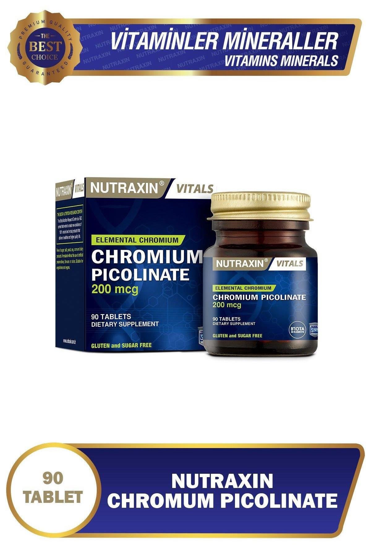 NutraxinNutraxin Chromium Picolinate 90 KapsülNutraxin Chromium Picolinate 90 Kapsül Fiyatı ve Özellikleri | Mutlufiyatlar