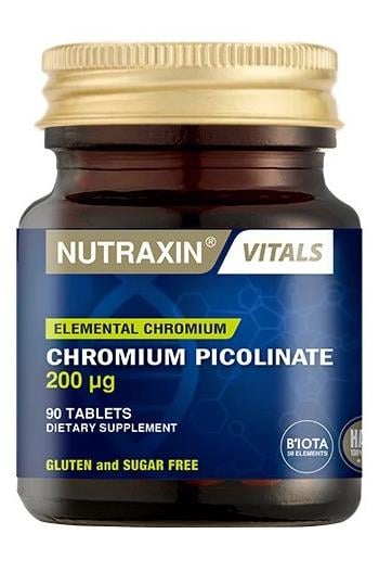 NutraxinNutraxin Chromium Picolinate 90 KapsülNutraxin Chromium Picolinate 90 Kapsül Fiyatı ve Özellikleri | Mutlufiyatlar