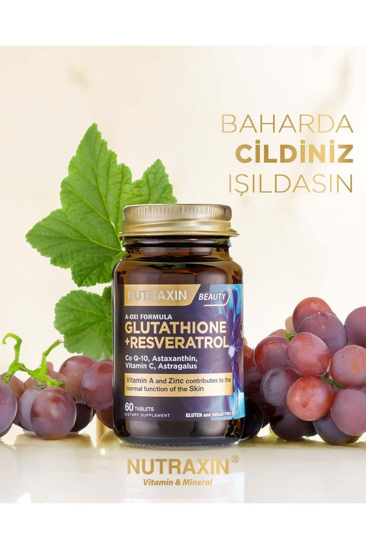 NutraxinNutraxin Glutathione+Resveratrol A-Oxi Formula 60 TabletNutraxin A-Oxi Formula 60 Tablet Fiyatı ve Özellikleri | Mutlufiyatlar