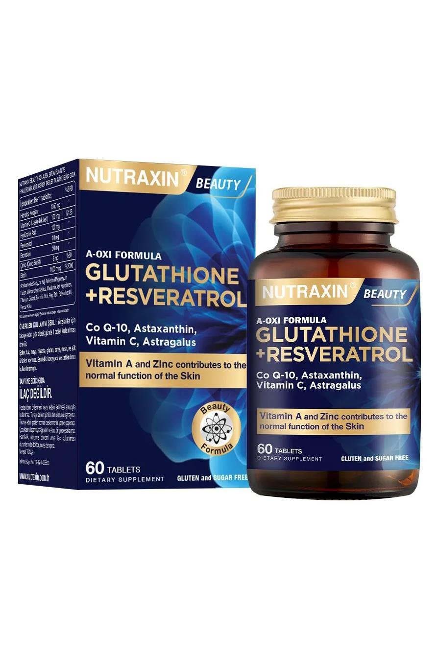 NutraxinNutraxin Glutathione+Resveratrol A-Oxi Formula 60 TabletNutraxin A-Oxi Formula 60 Tablet Fiyatı ve Özellikleri | Mutlufiyatlar