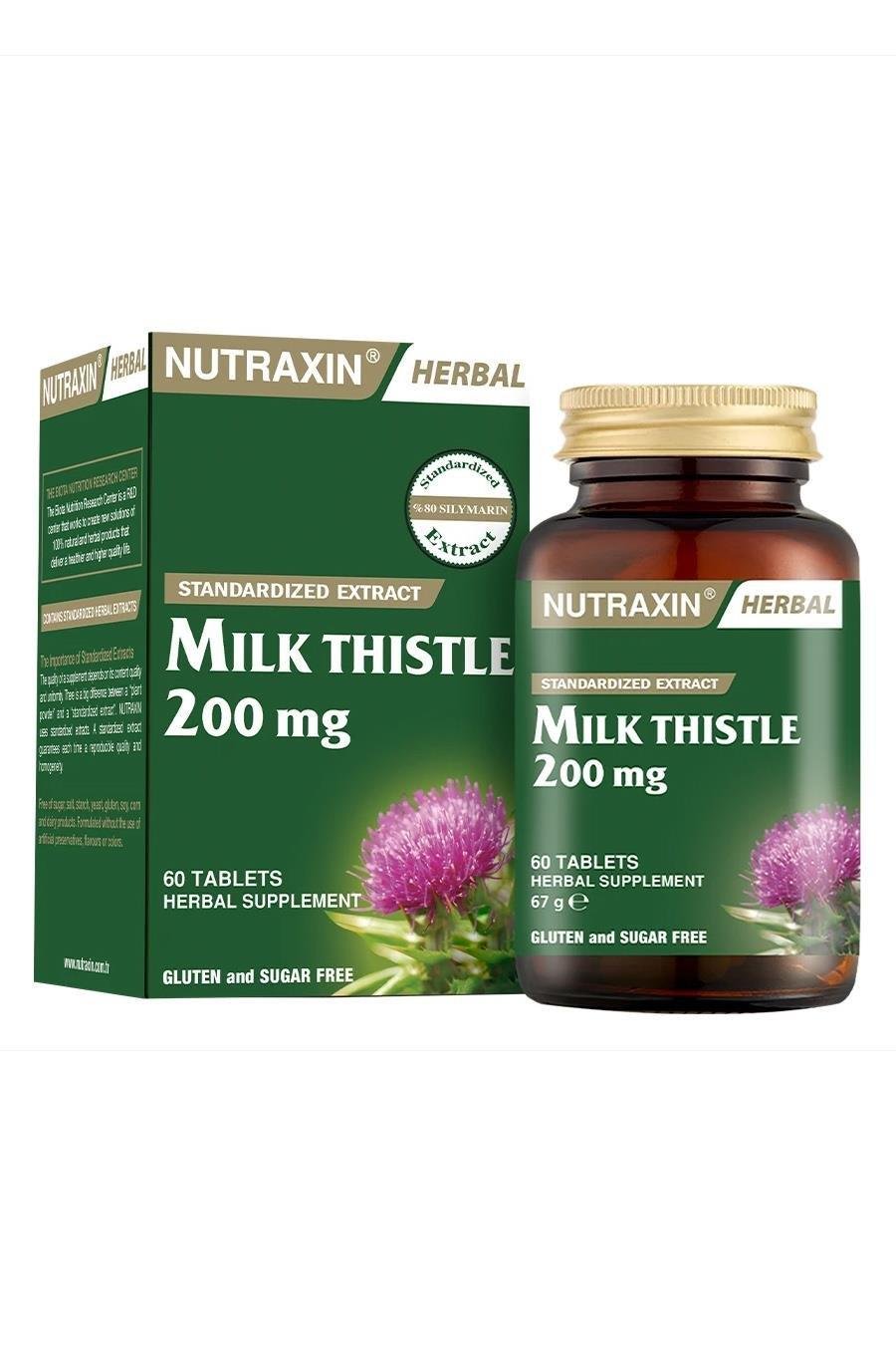 NutraxinNutraxin Milk Thistle 60 Tablet 2'liNutraxin Milk Thistle 60 Tablet Fiyatı ve Özellikleri | Mutlufiyatlar