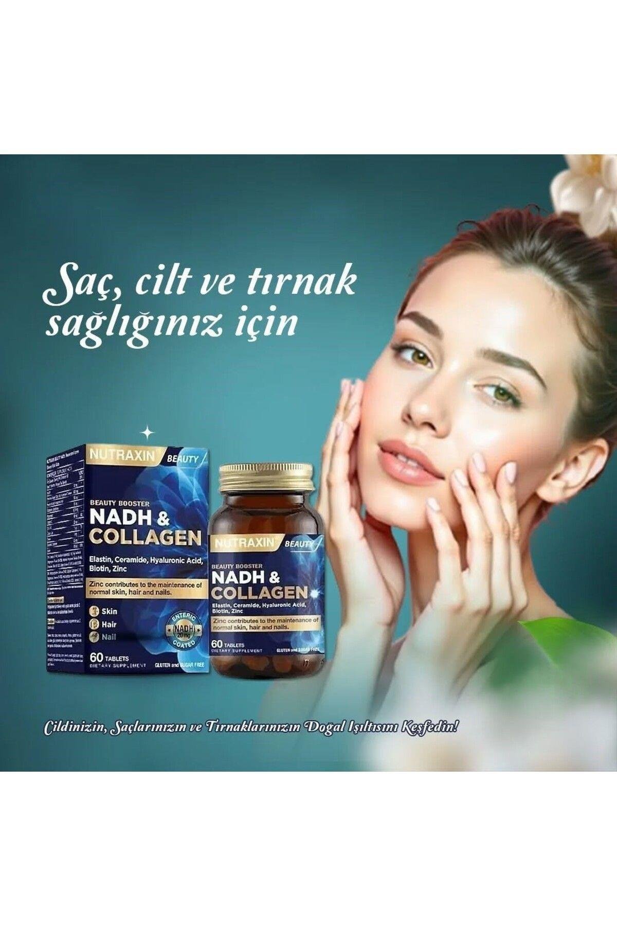 NutraxinNutraxin Nadh Collagen Collagen Takviye Edici Gıda 60 TabletNutraxin NADH   Collagen 60 Tablet Fiyatı ve Özellikleri | Mutlufiyatlar