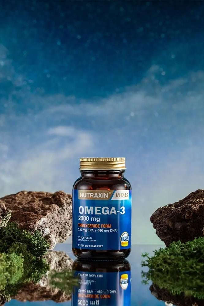 NutraxinNutraxin Omega-3 Balık yağı 2000 mg 60 KapsülNutraxin Omega-3 2000 mg 60 Kapsül Fiyatı ve Özellikleri | Mutlufiyatlar