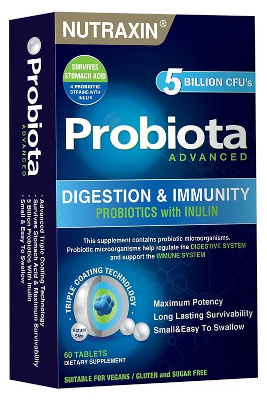 NutraxinNutraxin Probiota Advanced 60 TabletNutraxin Probiota Advanced 60 Tablet Fiyatı ve Özellikleri | Mutlufiyatlar