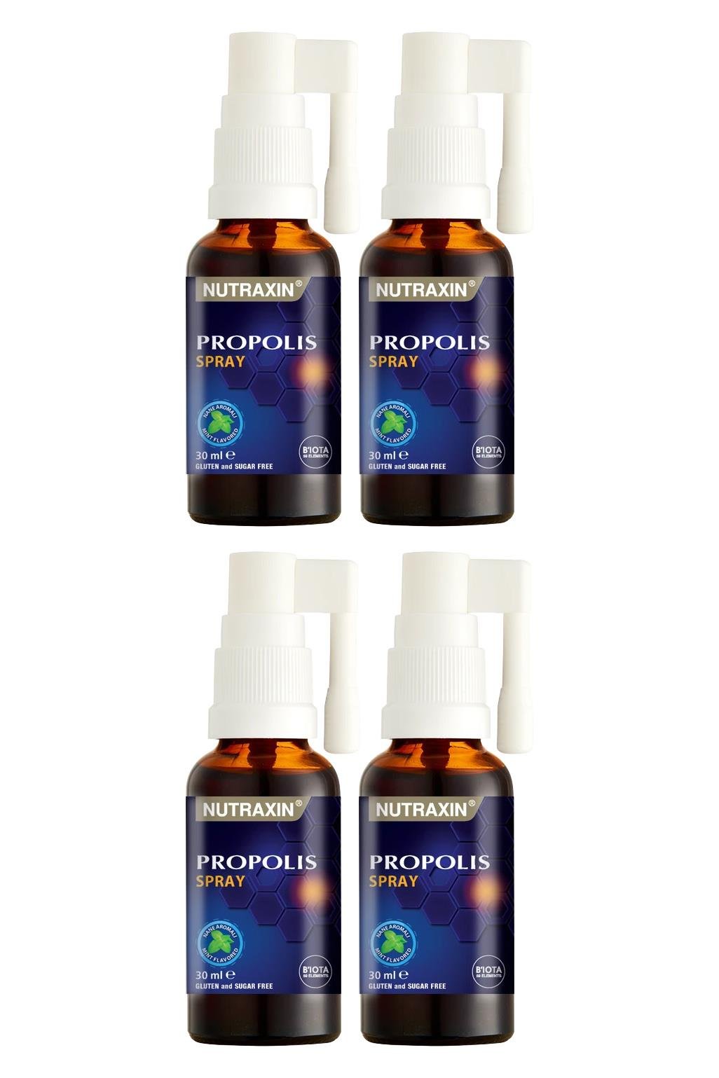 NutraxinNutraxin Propolis Boğaz Spreyi 30 ml 4'lüNutraxin Propolis Boğaz Spreyi 30 ml Fiyatı ve Özellikleri | Mutlufiyatlar