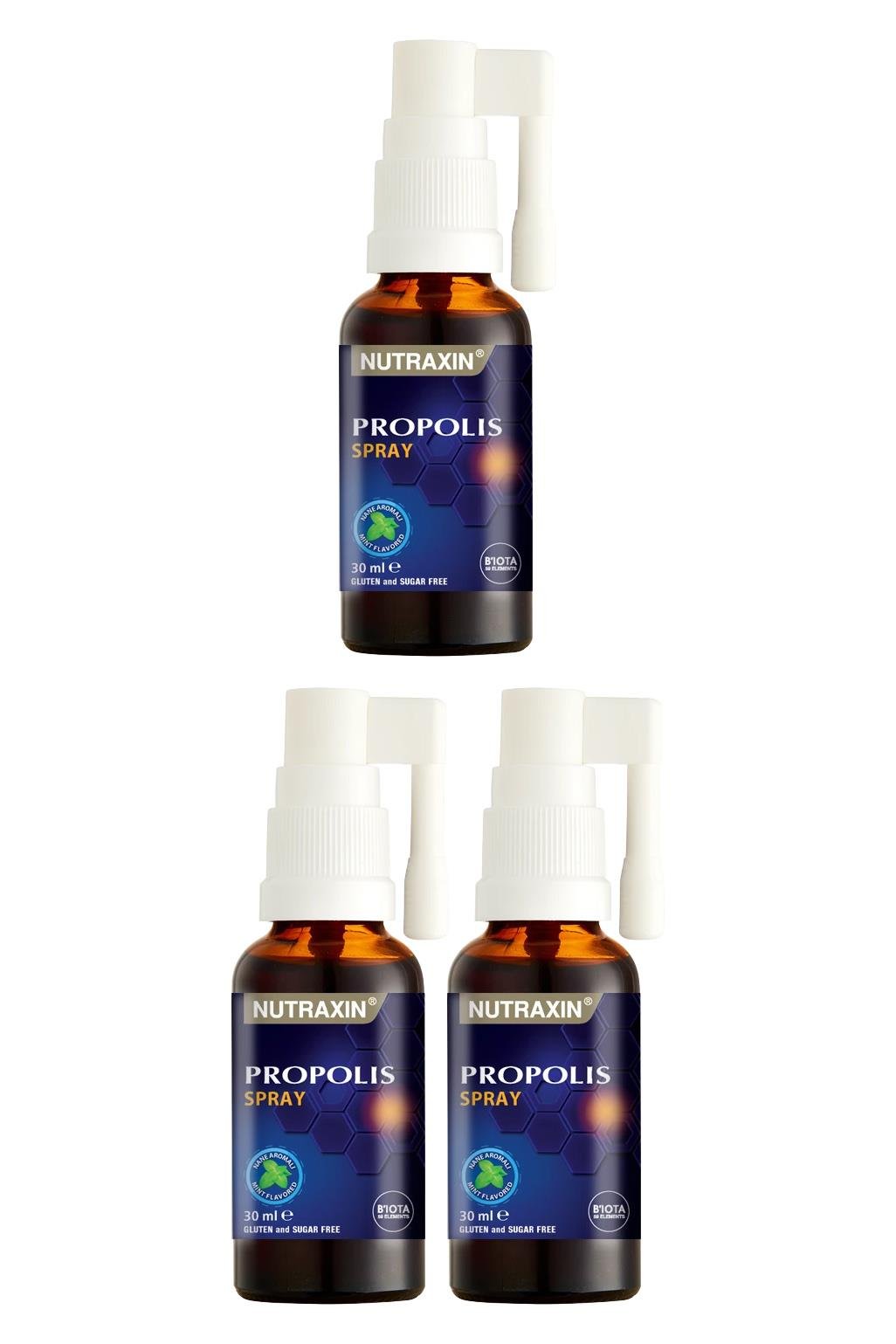 NutraxinNutraxin Propolis Boğaz Spreyi 30 ml 3'lüNutraxin Propolis Boğaz Spreyi 30 ml Fiyatı ve Özellikleri | Mutlufiyatlar