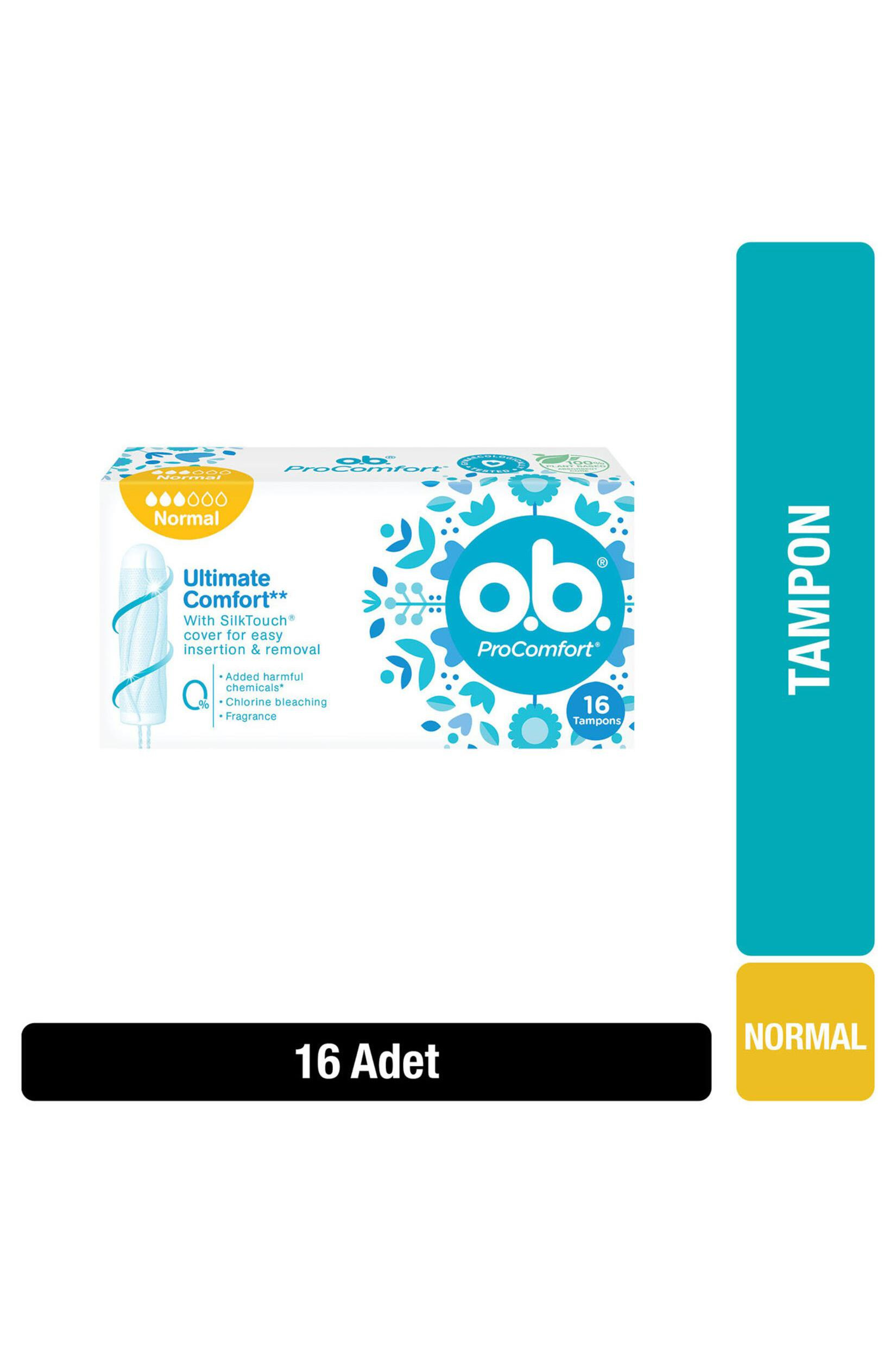 O.B. O.B. Ultimate Comfort Tampon Normal 16 AdetO.B. Ultimate Comfort Tampon Normal 16lı Fiyatı ve Özellikleri | Mutlufiyatlar