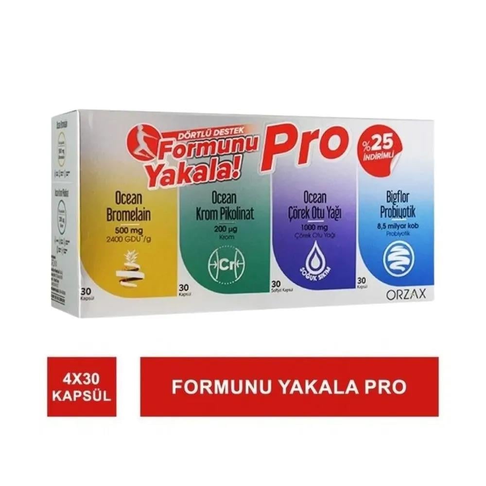 OceanOcean Formunu Yakala 4lü Set 30 Kapsül - Bromelain + Krom Pikolinat + Çörek Otu Yağı + Bigflor ProbiyotikOcean Formunu Yakala 4lü Set 30 Kapsül - Bromelain + Krom Pikolinat + Çörek Otu Yağı + Bigflor Probiyotik Fiyatı ve Özellikleri