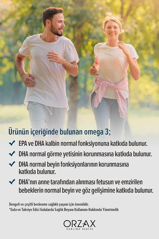 OceanOcean Plus Balık Yağı 1200 mg 50 KapsülOcean Plus Omega 3 1200 mg | Kalp ve Beyin Desteği