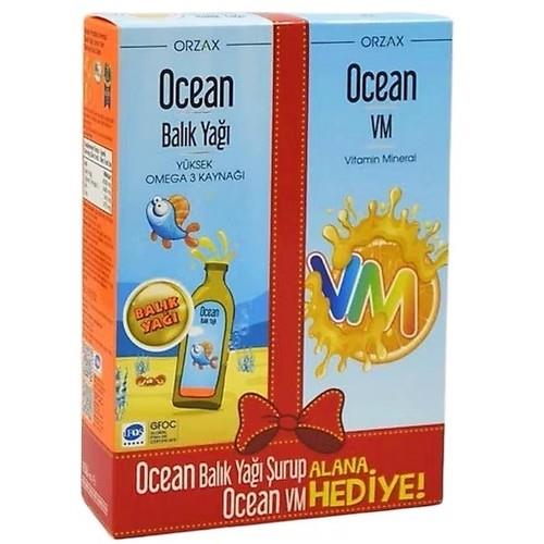 OceanOcean Portakal Şurup 150 ml + Ocean VM Şurup 150 mlVitamin C Çinko Propolis 20 Efervesan Tablet - En Uygun Fiyat | Mutlu Fiyatlar