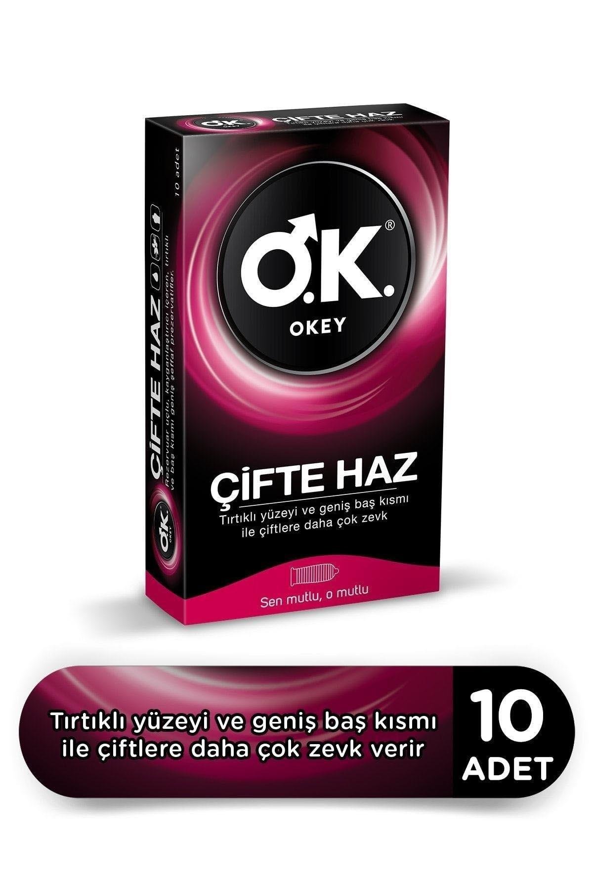OkeyOkey Çifte Haz Prezervatif 10 Adet 2'liOkey Çifte Haz Prezervatif 10lu Fiyatı ve Özellikleri | Mutlufiyatlar