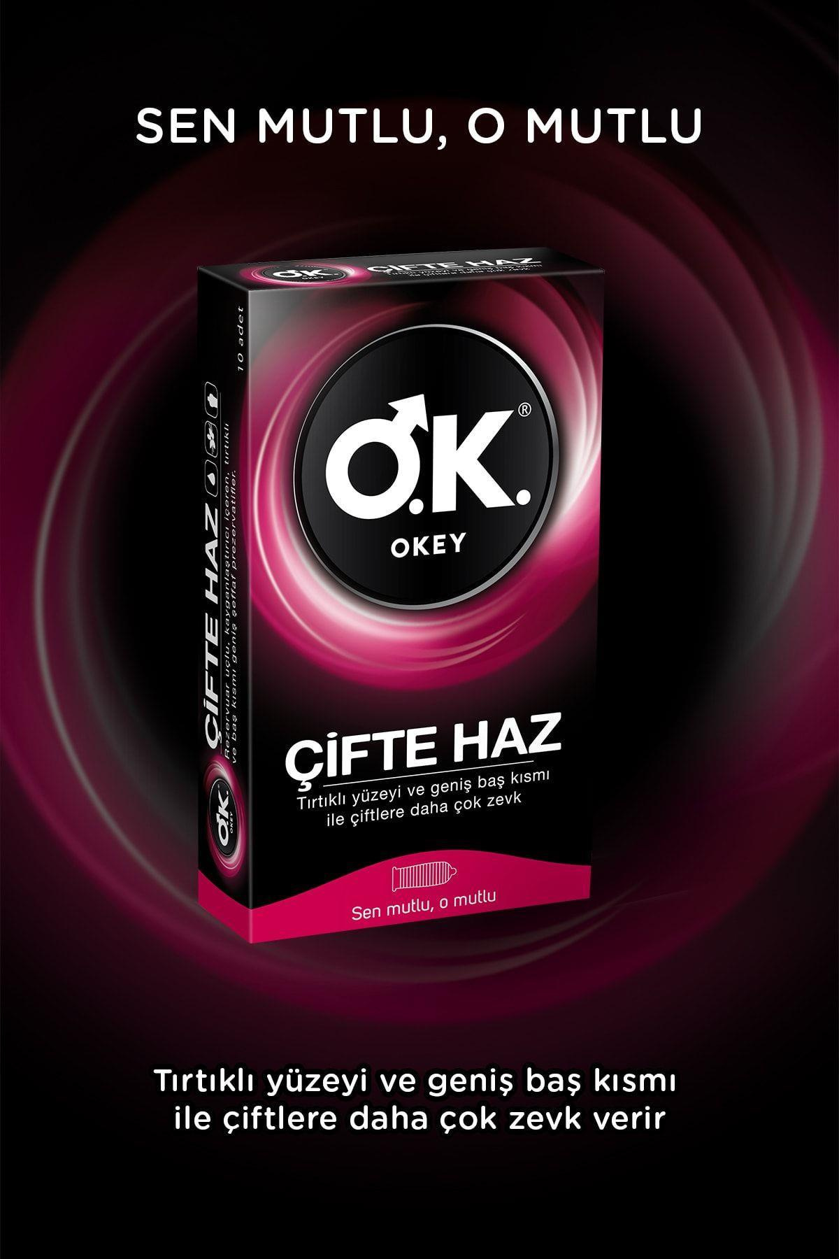 OkeyOkey Çifte Haz Prezervatif 10 Adet 10'luOkey Çifte Haz Prezervatif 10lu Fiyatı ve Özellikleri | Mutlufiyatlar