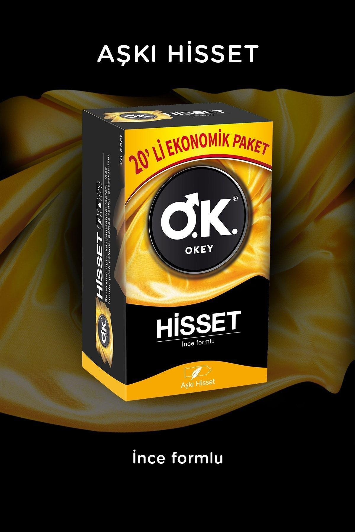 OkeyOkey Hisset Prezervatif Ekonomik Paket 20 AdetOkey Prezervatif Hisset 20li - Ekonomik Fiyatı ve Özellikleri | Mutlufiyatlar