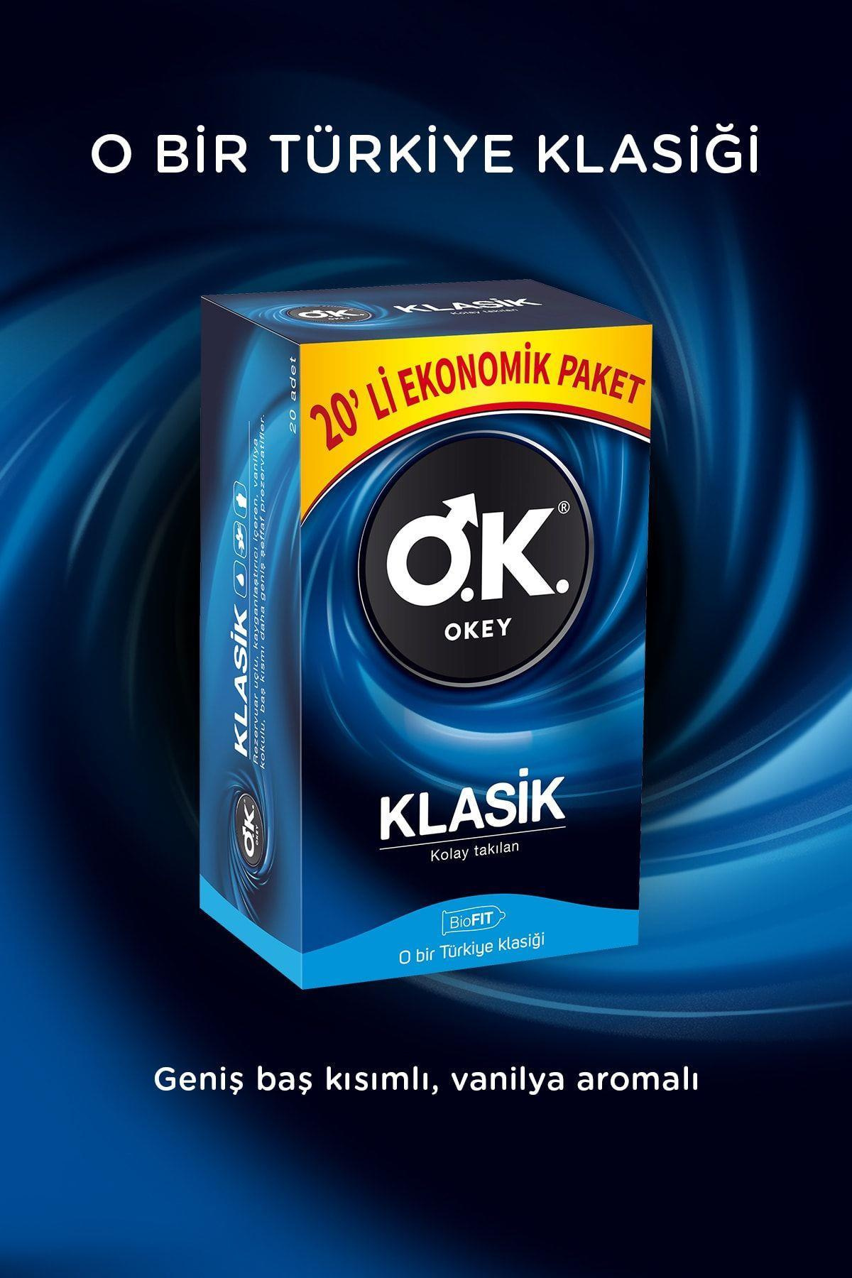 OkeyOkey Klasik Prezervatif Ekonomik Paket 20 Adet 3'lüOkey Klasik Prezervatif Ekonomik 20li Fiyatı ve Özellikleri | Mutlufiyatlar