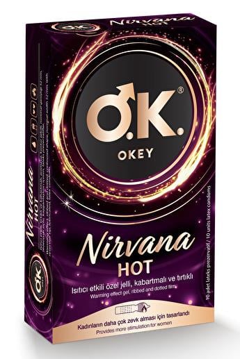 OkeyOkey Nirvana Hot Prezervatif 10 AdetOkey Nirvana Hot Prezervatif 10lu Fiyatı ve Özellikleri | Mutlufiyatlar