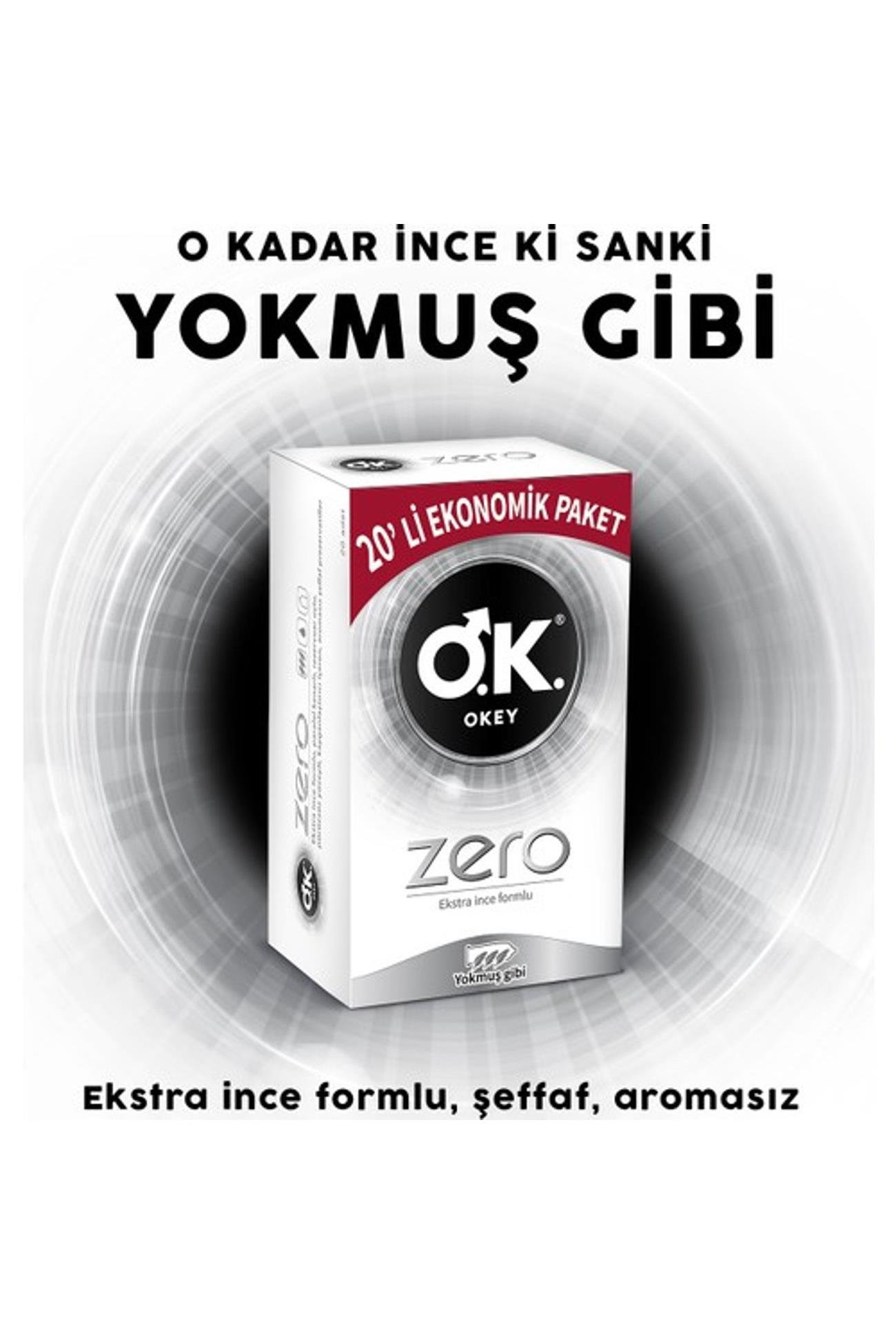OkeyOkey Zero Prezervatif Ekonomik Paket 20 AdetOkey Prezervatif Zero Ekstra İnce Formlu 20li Fiyatı ve Özellikleri | Mutlufiyatlar