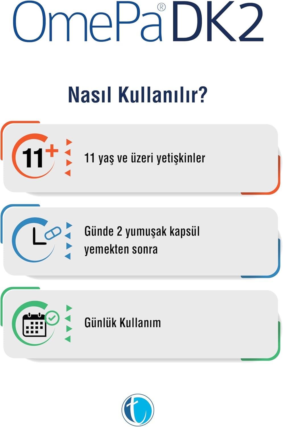 OmepaOmepa DK2 Omega 3   Vitamin D   Menaq7 50 Yumuşak Kapsül - 3 Al 2 ÖdeOmepa DK2 Omega 3   Vitamin D   Menaq7 50 Yumuşak Kapsül - 3 Al 2 Öde Fiyatı ve Özellikleri | Mutlufiyatlar