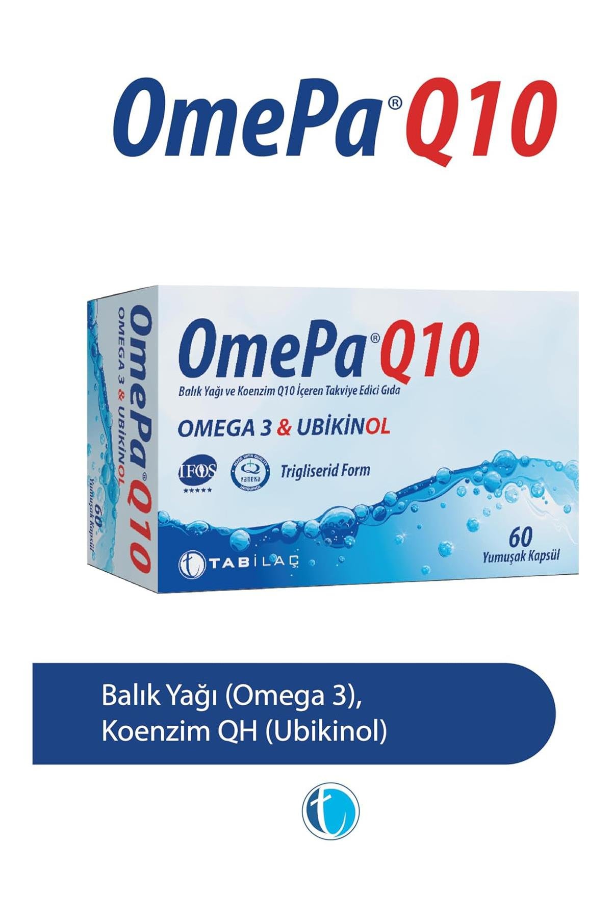 OmepaOmepa Q10 Omega 3 Ubikinol 60 KapsülOmepa-Q10 60 Kapsül Fiyatı ve Özellikleri | Mutlufiyatlar