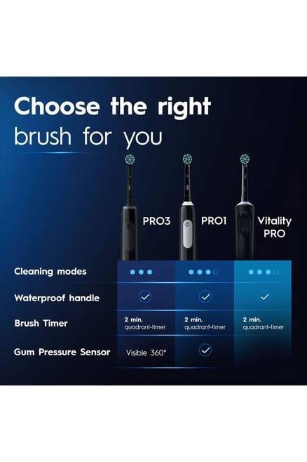 Oral-BOral-B Pro Vitality Şarjlı/Elektrikli Diş Fırçası Siyah