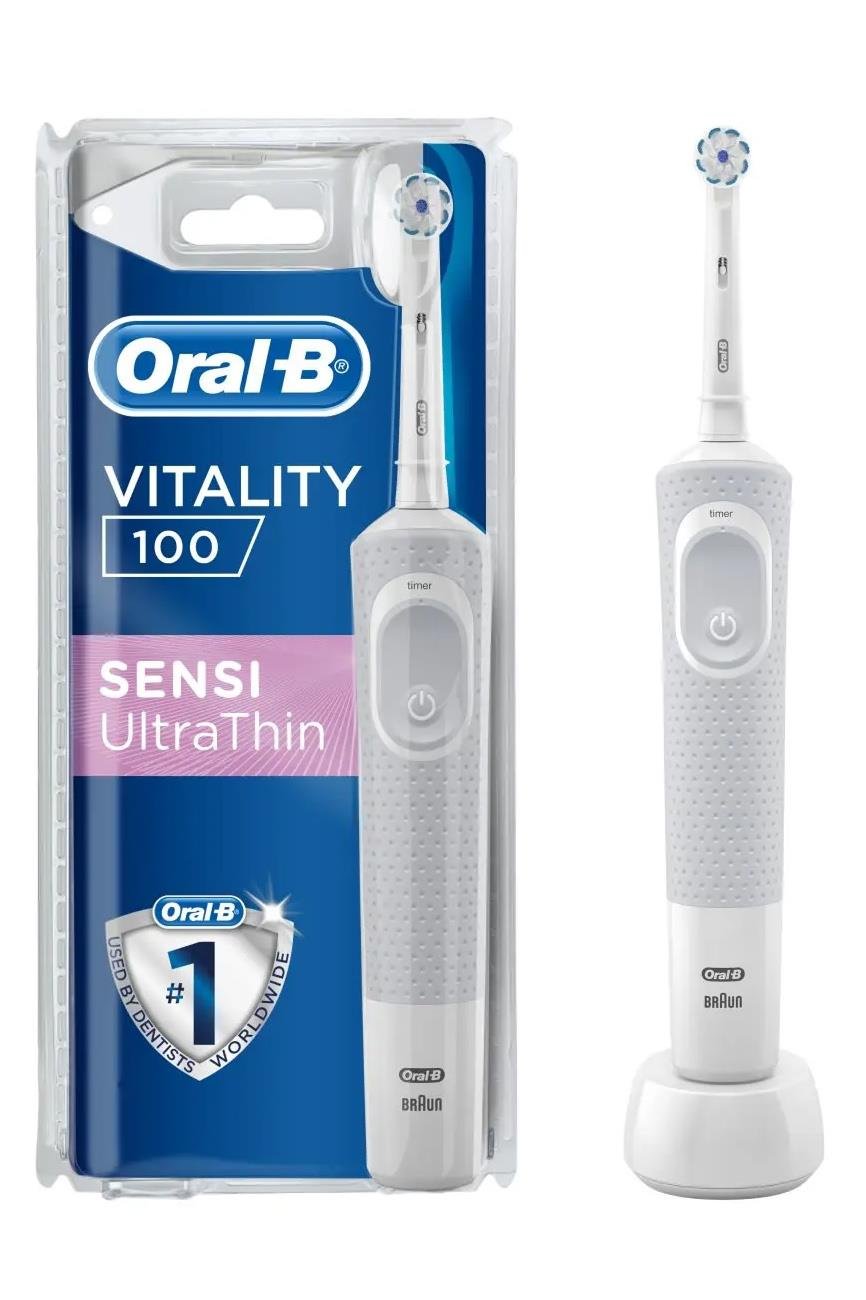 Oral-BOral-B Vitality 100 Sensi Ultra Thin Şarjlı Diş FırçasıOral-B Vitality 100 Sensi Ultra Thin Şarjlı Diş Fırçası Fiyatı ve Özellikleri | Mutlufiyatlar