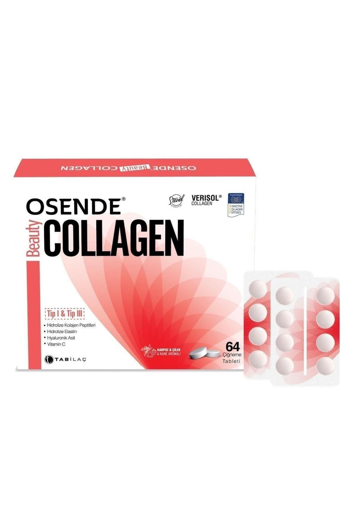 OsendeOsende Beauty Collagen Tip I ve Tip III 64 Çiğneme TabletiOsende Beauty Collagen 64 Çiğneme Tableti Fiyatı ve Özellikleri | Mutlufiyatlar