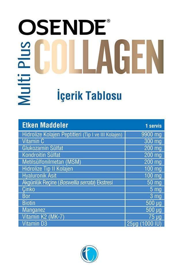 OsendeOsende Multi Plus Collagen Powder 10,000 mg 30 ServisOsende Multi Plus Collagen Powder 10,000 mg 30 Servis Fiyatı ve Özellikleri | Mutlufiyatlar
