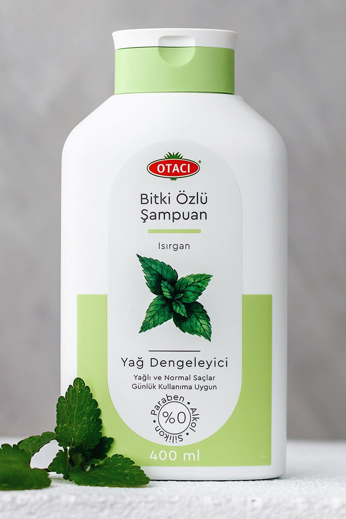 OtacıBitki Özlü Yağ Dengeleyici Isırgan Şampuan 400 ml