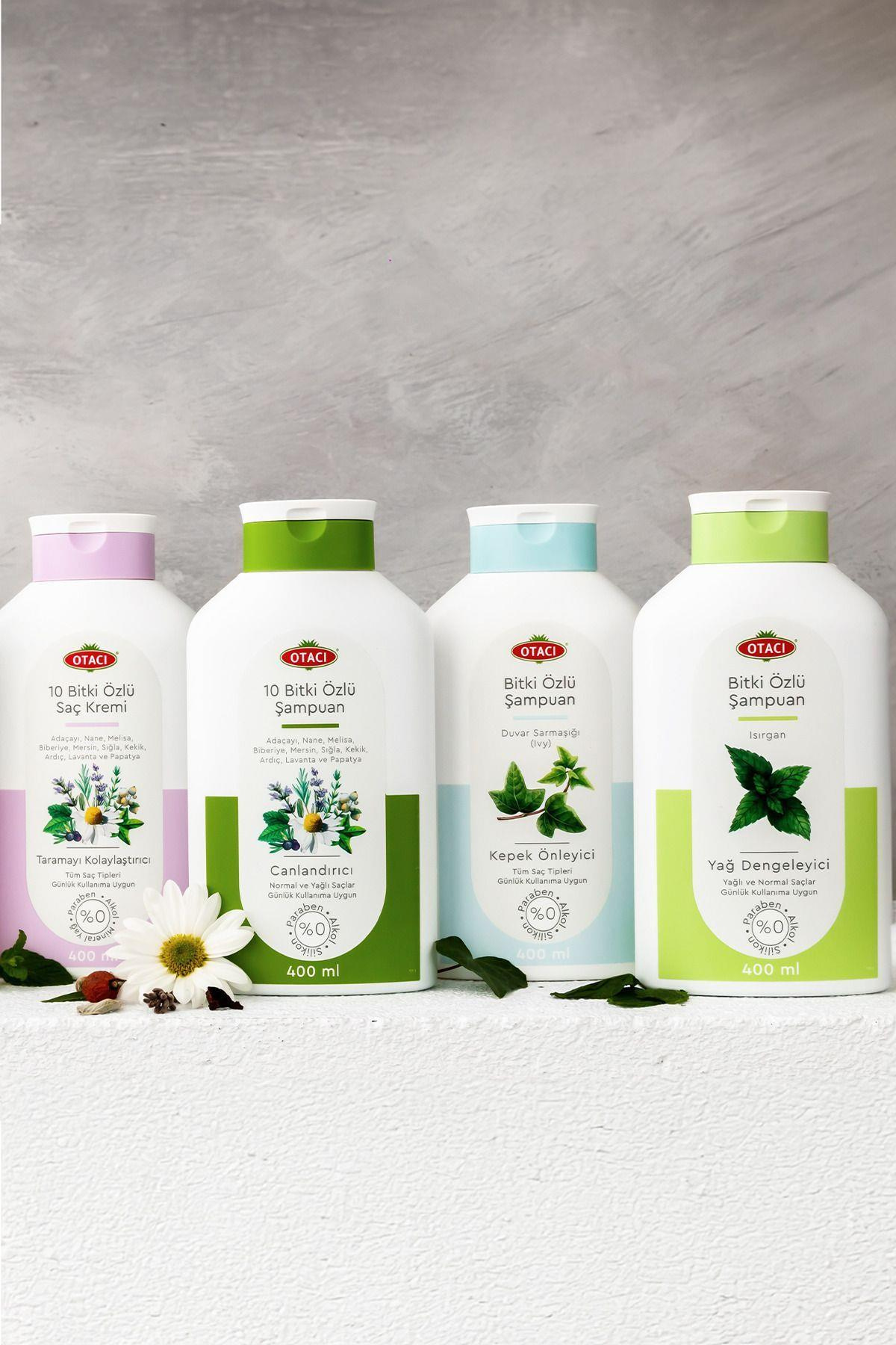 OtacıBitki Özlü Yağ Dengeleyici Isırgan Şampuan 400 ml