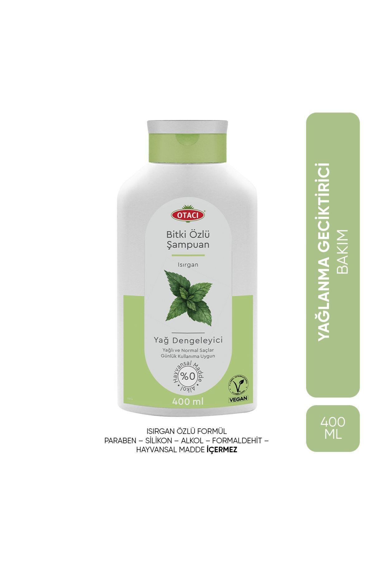 OtacıBitki Özlü Yağ Dengeleyici Isırgan Şampuan 400 ml