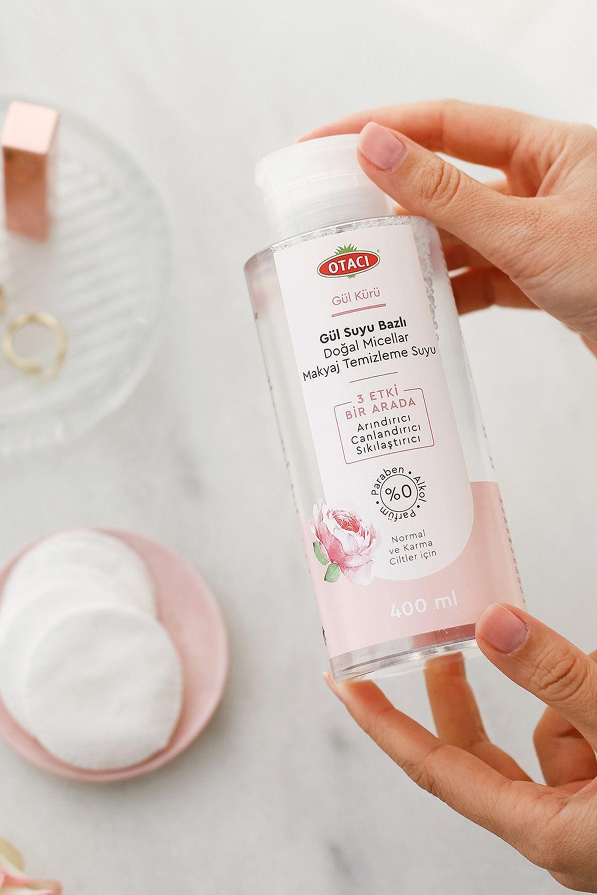 OtacıGül Kürü Gül Suyu Bazlı Doğal Micellar Makyaj Temizleme Suyu